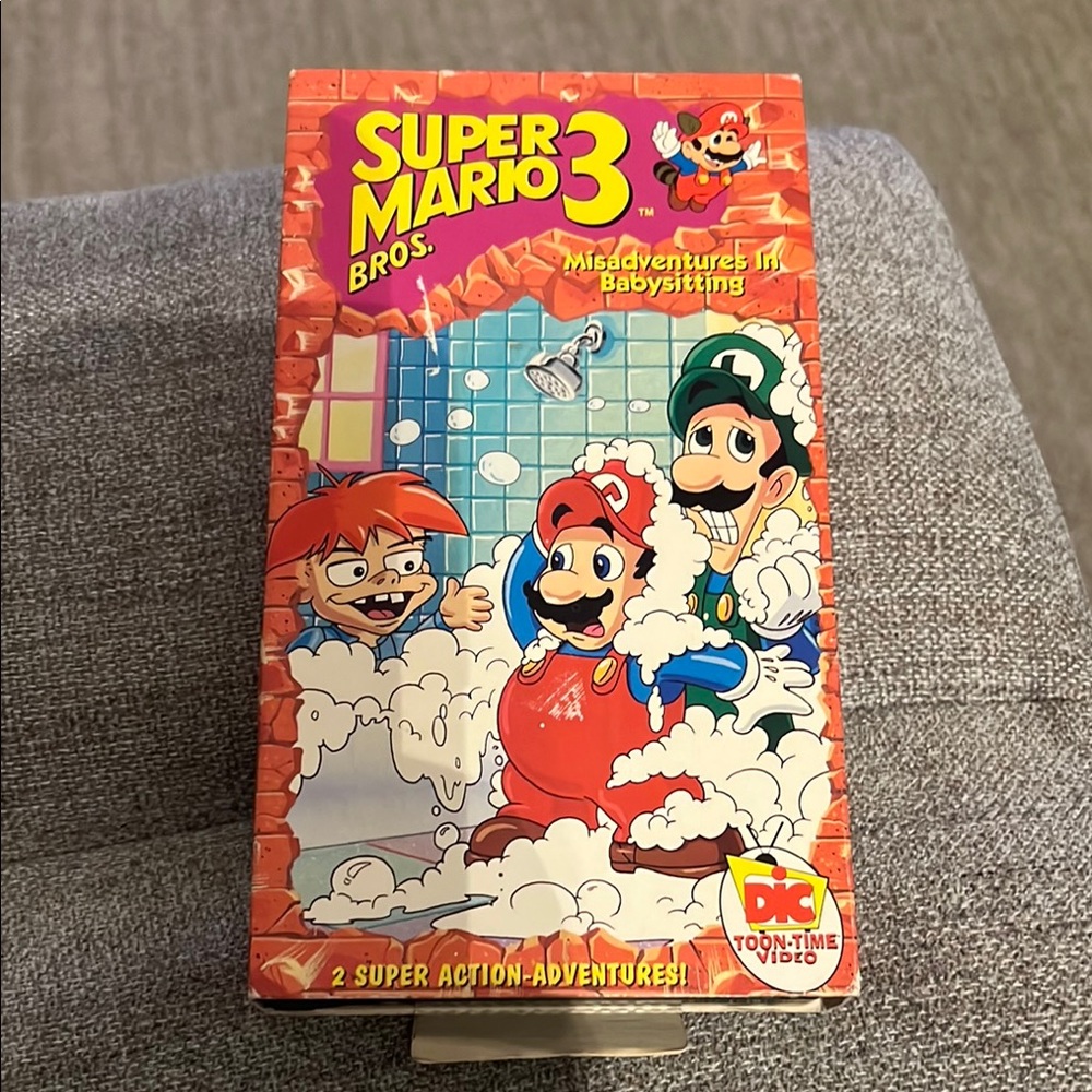 Super Mario Bros. 3 Misadventures in Babysitting VHS